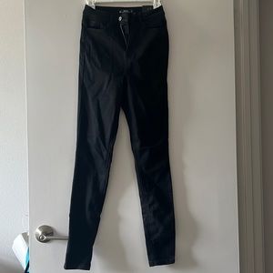 Missguided- Black Skinny Jeans - New - High waist- size US 4R-